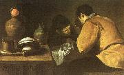 Diego Velazquez Two Men at a Table Spain oil painting reproduction